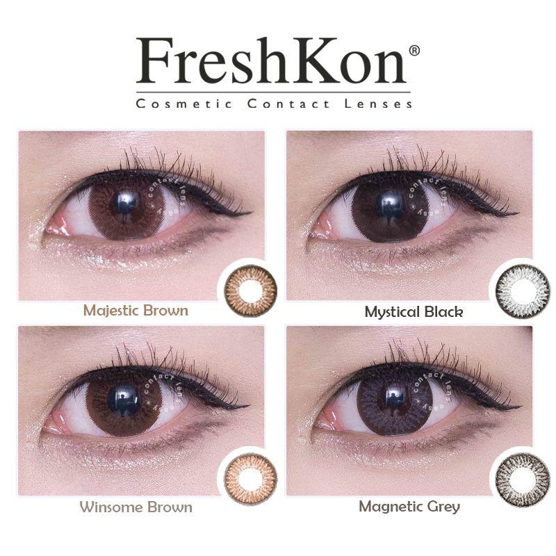 FreshKon Alluring Eyes Monthly Contact Lenses 2 Pack – lens2.hk