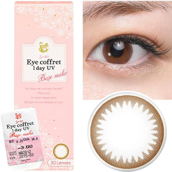Seed Eye Coffret 1 Day UV (Base Make 30pcs) - Lens2 HK