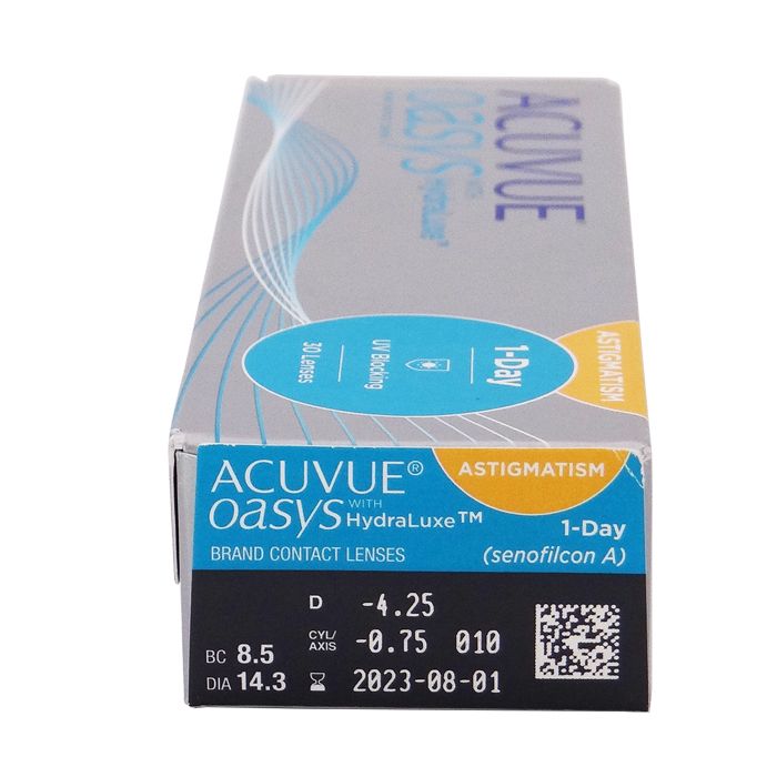 1-Day Acuvue Oasys with HydraLuxe for Toric 散光日拋30片裝 - Lens2 HK