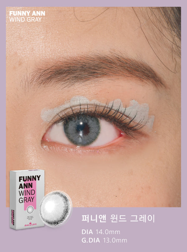 Ann365 Funny Ann Wind Gray 清風霧灰 1 Month Contact Lenses