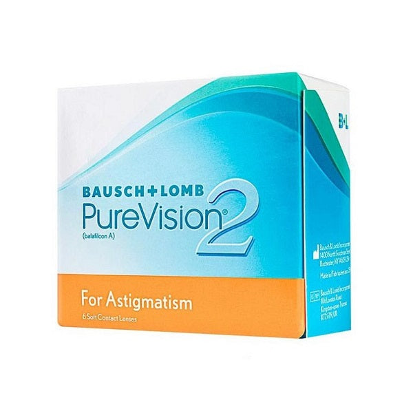PureVision2 Toric (for Astigmatism) 矽水凝膠散光月拋 6片裝