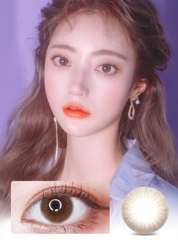 LensVery Sarr Brown 3 Month Contact Lenses